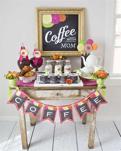 coffee with mom mother s day party ideas photo 24 of 35 diy mothers day ts mother s