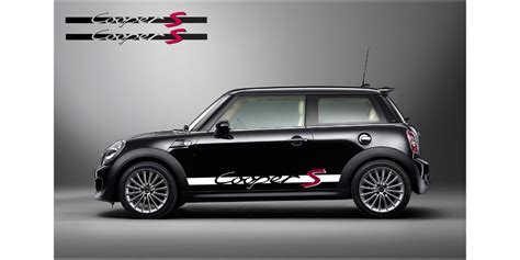 Decal To Fit Mini Cooper S Side Decal Set Min0004