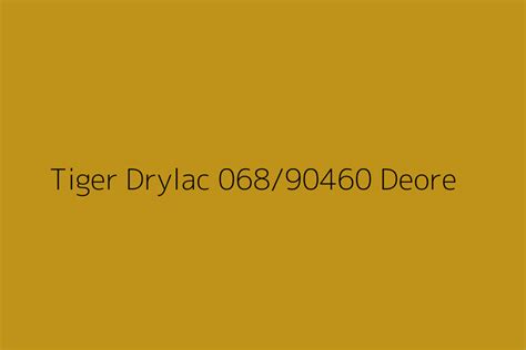 Tiger Drylac Deore Color Hex Code