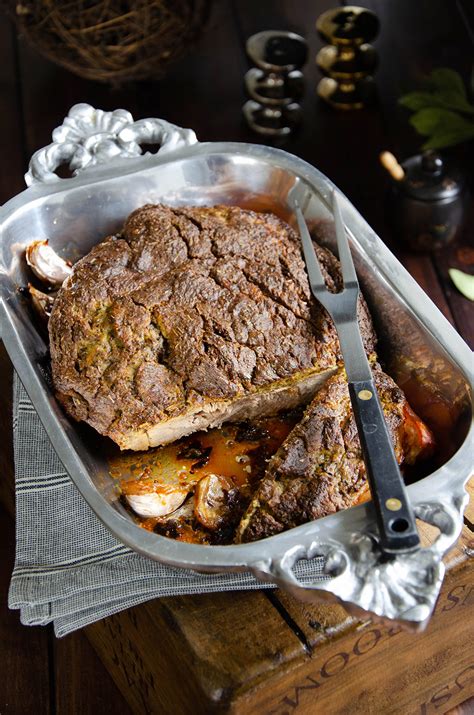 Rouelle de porc à la moutarde