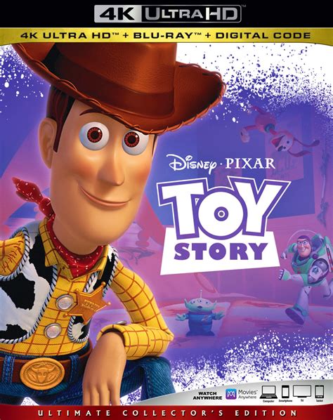 Toy Story 4k Uhd Blu Ray Disneypixar 1995 Walt Disney Home