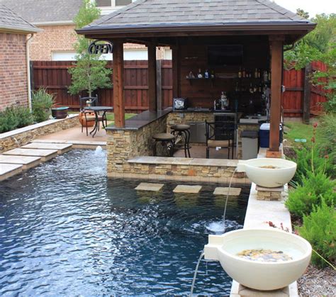 Mega Impressive Swim Up Pool Bars Built For Entertaining Small Backyard Pools Backyard