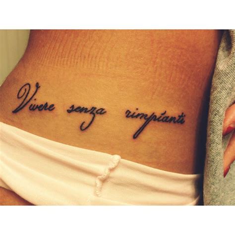 No Regrets Tattoo Quotes Live With No Regrets Tattoo Idee Per Tatuaggi Tatuaggi Scritti