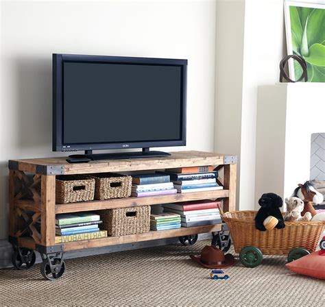 Shop for tv stand wheels online at target. 35 Supurb Reclaimed Wood Tv Stands & Media Consoles