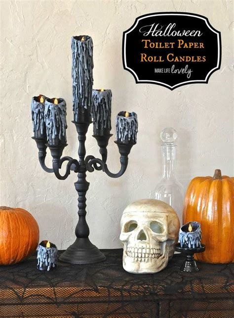 Halloween Toilet Paper Roll Candles Make Life Lovely