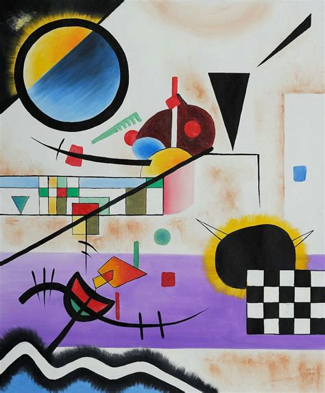 Contrasting Sounds Wassily Kandinsky 1924 Surreal Abstract