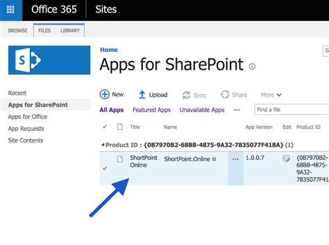 Installation Step 1 Upload Shortpoint To App Catalog Add In Solution