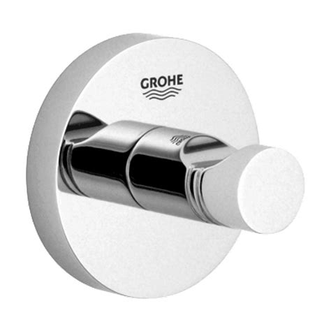 Starlight Chrome Grohe 40511001 Essentials Cube Robe Hook Or Bathroom
