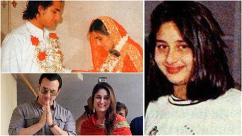 flashback when kareena kapoor attended saif ali khan and amrita singh s wedding