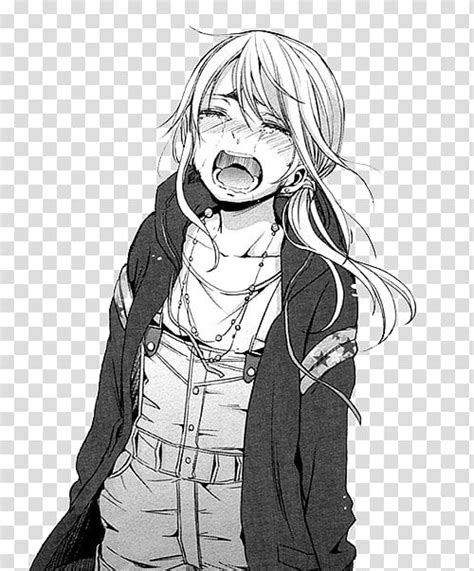 Crying Female Anime Character Illustration Manga Drawing Anime Crying Manga Transparent
