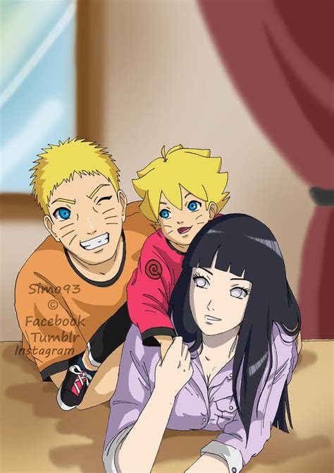 Naruto Hinata and Boruto Наруто PureHeroine Фан Art Fanpop