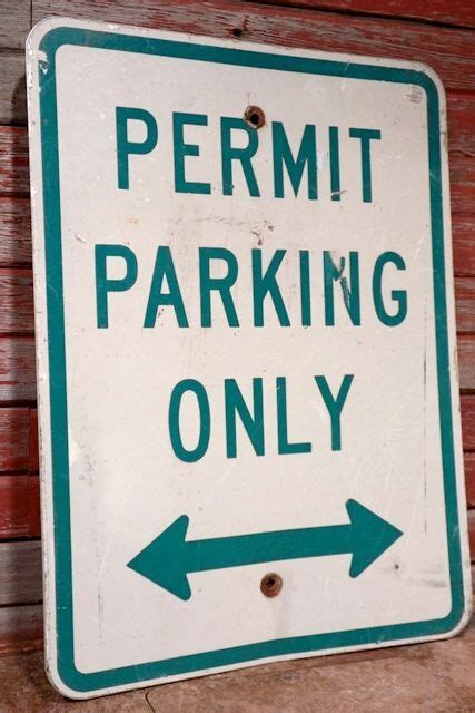 Dp 201101 70 Road Sign Permit Parking Only Jacks Mart
