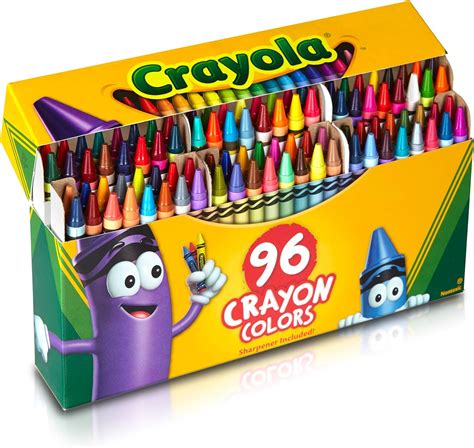 Crayola Classic Color Pack Crayons Wax 96 Colors Per Box 52 0096