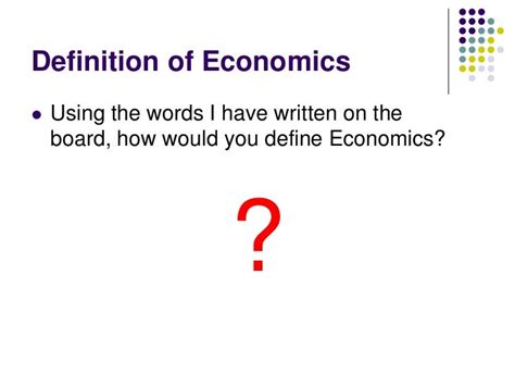 Basic Concepts Of Economics