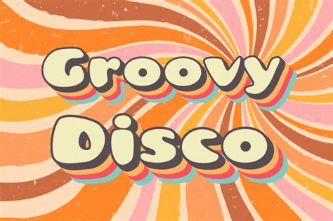 Groovy Disco 70s Font By Ampersand Thehungryjpeg