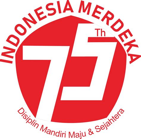 Perhat karim art d развернуть. Logo 75 Tahun Indonesia Merdeka | Desain logo, Blog