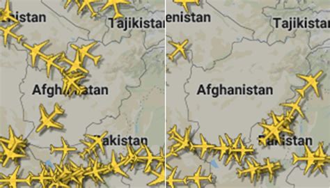 Airlines Avoiding Uncontrolled Afghanistan Airspace Following Taliban