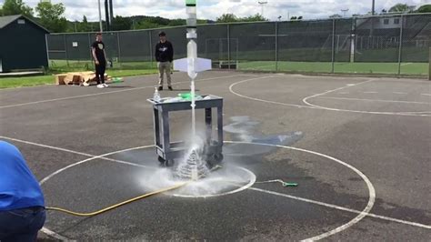 Homemade Water Bottle Rocket With Parachute Youtube