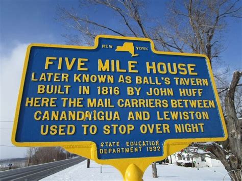 Five Mile House Historical Marker