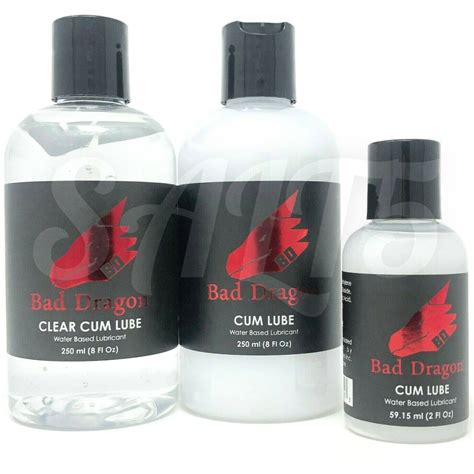 bad dragon cum lube lubricant water based personal discreet packaging stringy ebay