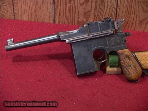 Chinese Type 17 Copy Of A C96 Broomhandle Mauser 45 Acp