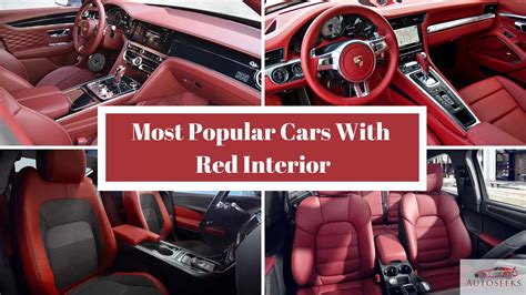 Top 9 Most Affordable Cars And Suvs With Red Interior In 2023