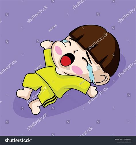 5207 Vector Cartoon Baby Boy Crying Images Stock Photos And Vectors