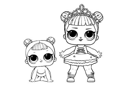 24 Lol Doll Little Sister Coloring Pages 2023