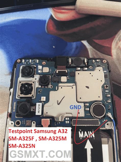 Samsung A32 SM A325F Test Point Remove Frp GSMXT