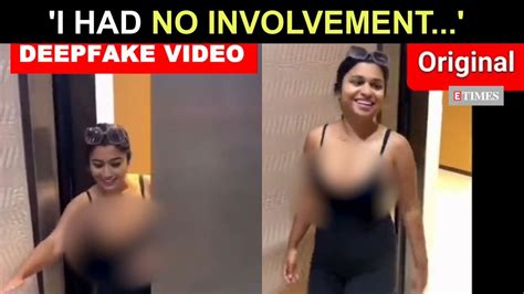 Zara Patel Girl In Original Clip Of Rashmika Mandanna S Deepfake Video