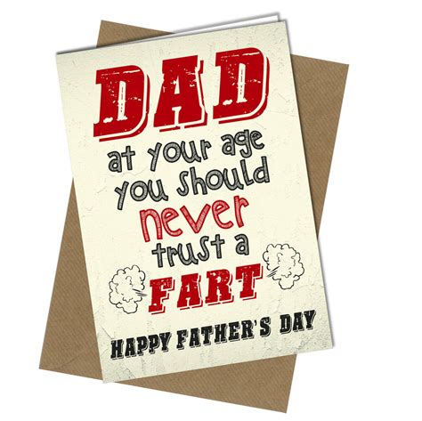 1012 funny rude fathers day card old don t trust a fart dad cheeky hi
