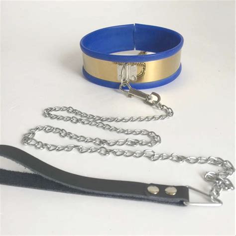 buy fetish wear role play adult games slave collars and leash top quality metal