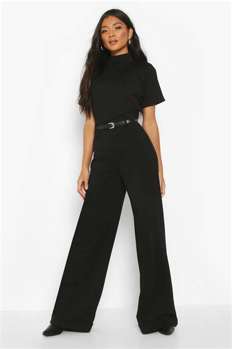 Spot Pop Fashion Black Wide Leg Pants Fashion Wide Leg Trousers