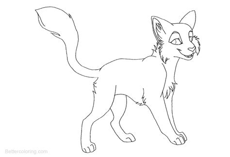 Cute Warrior Cats Coloring Pages - Free Printable Coloring Pages