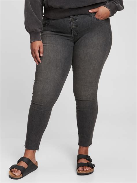 mid rise true skinny jeans with washwell gap