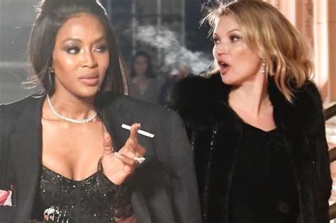 Kate Moss And Naomi Campbell Keep Things Classy As They