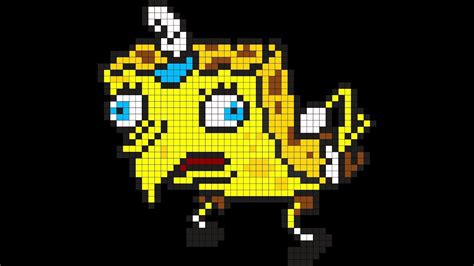 Spongebob Pixelart Mit Blockcad Youtube