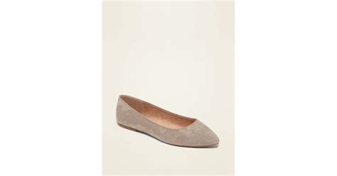 Old Navy Faux Suede Pointy Ballet Flats Deals From 20 And Under