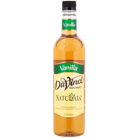 DaVinci Gourmet 750 ML All Natural Vanilla Flavoring Syrup