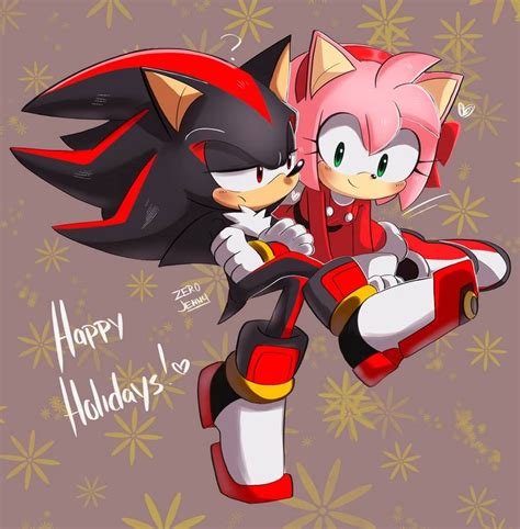 Shadow X Amy By Zer0jenny On Deviantart Shadow And Amy Amy The
