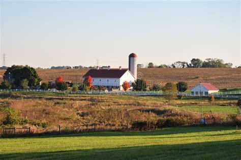 Scenic Lancaster County Farm Stock Photo Image Of Pennsylvania Farm