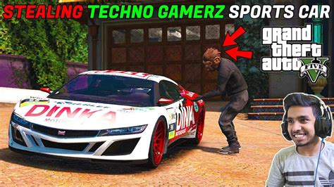 Gta 5 Stealing Techno Gamerz Sports Car Gta V Gameplay Youtube