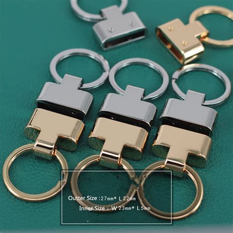 Handmade Leather Diy Keychain Accessories Hook K Gold Quality Keychain