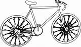 Bike Coloring Bold Wecoloringpage sketch template