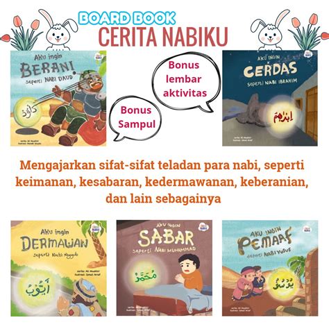 Jual Buku Cerita Boardbook Cerita Nabiku Indonesiashopee Indonesia