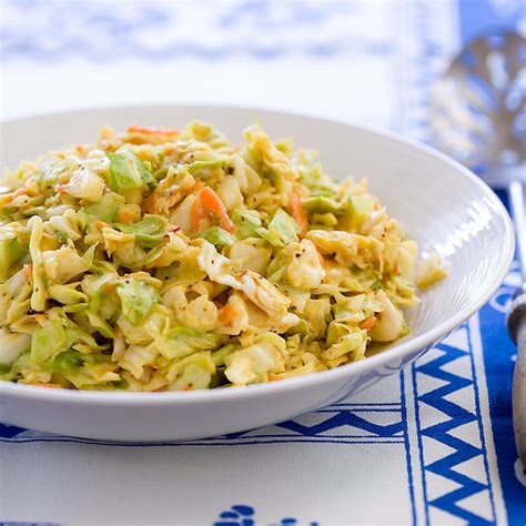 Asian coleslaw with ginger dressing, avocado coleslaw, chinese coleslaw a la poggi, etc. Memphis Chopped Coleslaw Recipe - Cook's Country