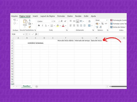 Como Fazer Um Cronograma No Excel