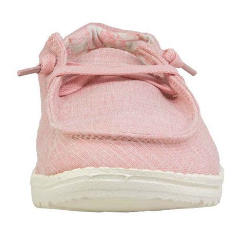 Hey Dude Womens Wendy Linen Casual Shoes Pink Size 8 Pink 8 Sportsmans Warehouse