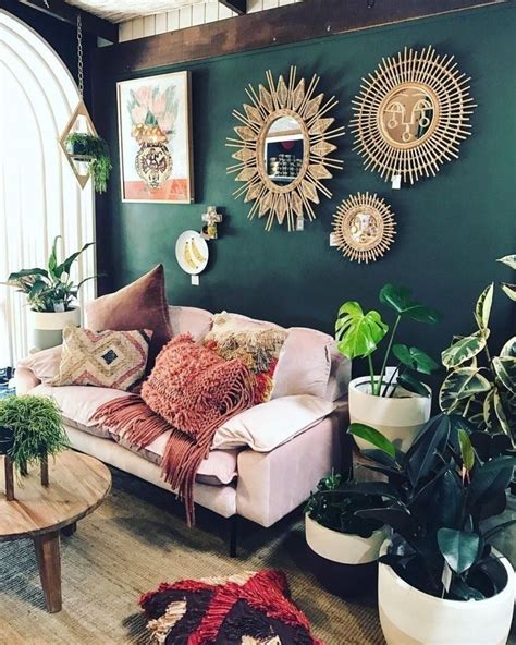 47 Romantic Bohemian Style Living Room Design Ideas