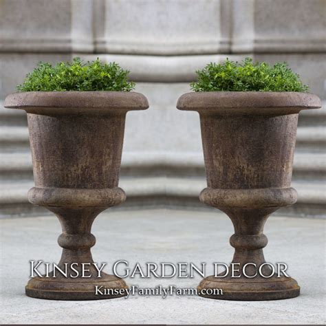 Smithsonian Goblet Urn Formal Planters Kinsey Garden Decor